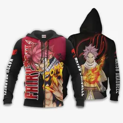 Anime Natsu Dragneel Hoodie Anime Perfect And Unique Gifts For Otaku Anime Fans On Christmas