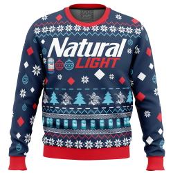 Natural Light Beer Ugly Christmas Sweater Perfect And Unique Gifts For Adults Kids On Christmas