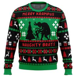 Naughty Brats Krampus Ugly Christmas Sweater Perfect And Unique Gifts For Adults Kids On Christmas