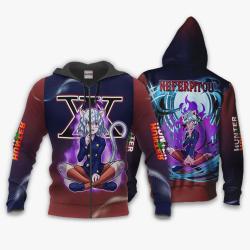 Anime Neferpitou Hoodie Custom Anime Hunter x Hunter Perfect And Unique Gifts For Otaku Anime Fans On Christmas
