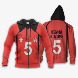 Anime Nekoma Kenma Kozume Hoodie Uniform Costume Num 5 Haikyuu Anime Shirt Perfect And Unique Gifts For Otaku On Christmas