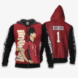 Anime Nekoma Tetsuro Kuroo Hoodie Haikyuu Anime Perfect And Unique Gifts For Otaku Anime Fans On Christmas