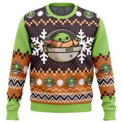 New Baby Yoda Star Wars Ugly Christmas Sweater Perfect And Unique Gifts For Adults Kids On Christmas