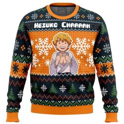 Nezuko Chaaaan Demon Slayer Ugly Christmas Sweater Perfect And Unique Gifts For Adults Kids On Christmas