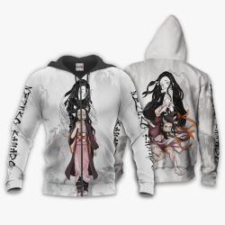 Anime Nezuko Hoodie Kimetsu Custom Anime Perfect And Unique Gifts For Otaku Anime Fans On Christmas