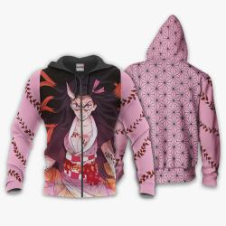 Anime Nezuko Demon Form Hoodie Custom Anime Perfect And Unique Gifts For Otaku Anime Fans On Christmas