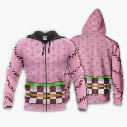 Anime Nezuko Demon Form Hoodie Custom Anime Perfect And Unique Gifts For Otaku Anime Fans On Christmas