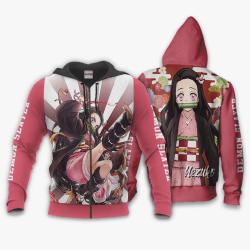 Anime Nezuko Kamado Hoodie Anime Perfect And Unique Gifts For Otaku Anime Fans On Christmas