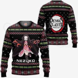 Nezuko Kamado Ugly Sweater Christmas Anime Gift Perfect And Unique Gifts For Adults Kids On Christmas