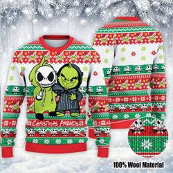 Nightmare Before Grinchmas Christmas Sweater Perfect And Unique Gifts For Adults Kids On Christmas