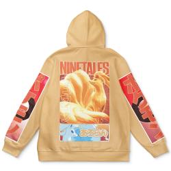 Anime Ninetales Pokemon Streetwear Hoodie Perfect And Unique Gifts For Otaku Anime Fans On Christmas