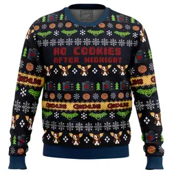 No Cookies After Midnight Gremlins Ugly Christmas Sweater Perfect And Unique Gifts For Adults Kids On Christmas