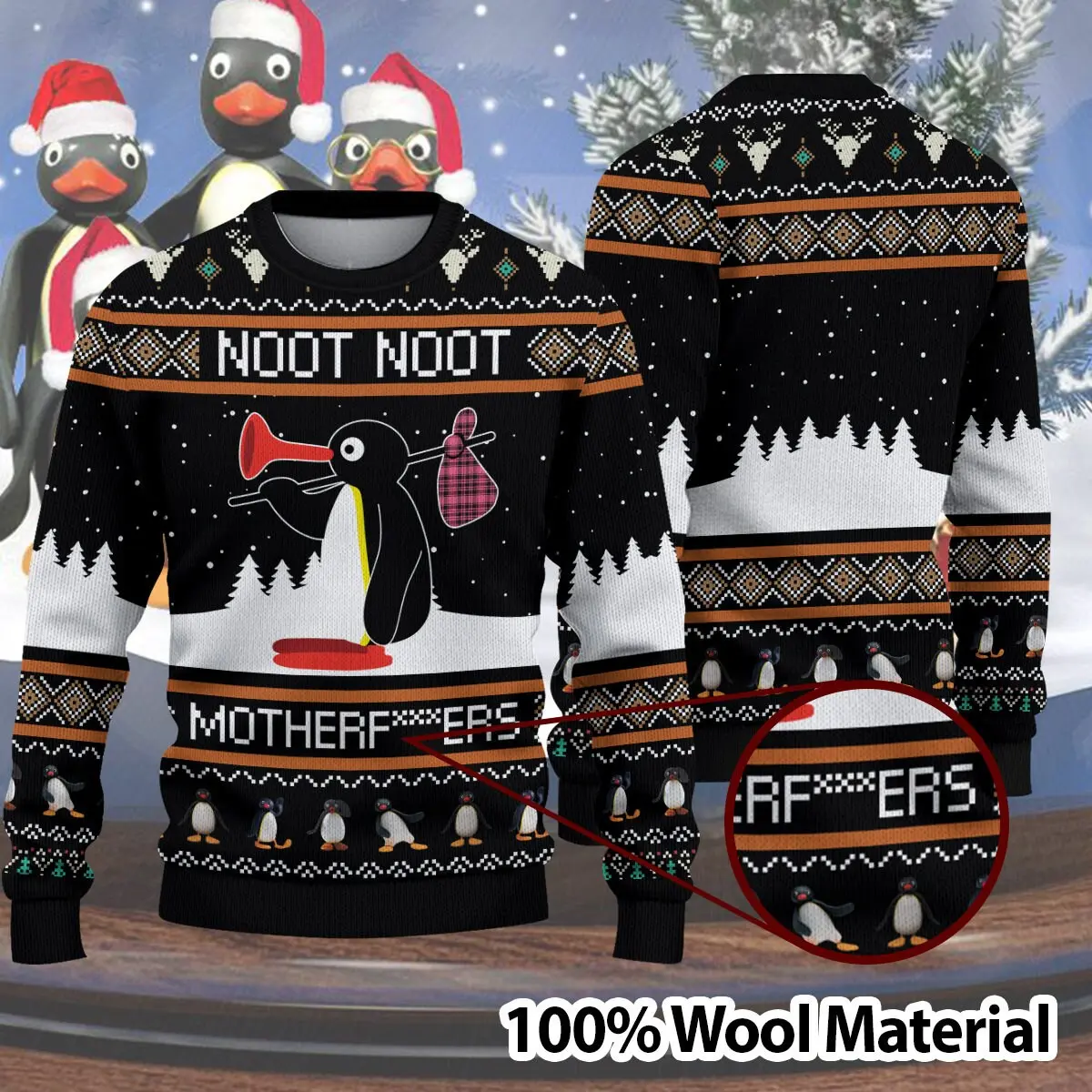 Noot Motherfu***ers Men's Sweater Perfect And Unique Gifts For Adults Kids On Christmas Holiday