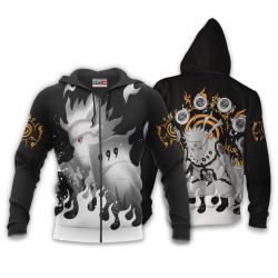 Anime Bijuu Hoodie Custom Anime Shippuden Style Perfect And Unique Gifts For Otaku Anime Fans On Christmas