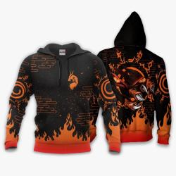 Anime Nine-Tails Kurama Seal Hoodie Custom Anime Shirts Perfect And Unique Gifts For Otaku Anime Fans On Christmas