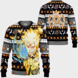 Uzumaki Bijuu Ugly Christmas Sweater Custom Anime Perfect And Unique Gifts For Adults Kids On Christmas