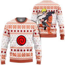 Uzumaki Ugly Christmas Sweater Custom For Anime Fans VA0822 Perfect And Unique Gifts For Adults Kids On Christmas