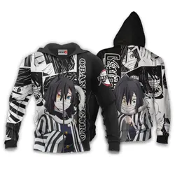 Anime Obanai Iguro Hoodie Custom Anime Manga Style Perfect And Unique Gifts For Otaku Anime Fans On Christmas