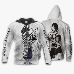 Anime Obanai Iguro Hoodie Kimetsu Custom Anime Perfect And Unique Gifts For Otaku Anime Fans On Christmas