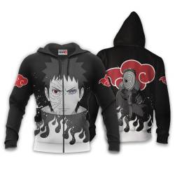 Anime Obito Uchiha Hoodie Custom Anime Shippuden Perfect And Unique Gifts For Otaku Anime Fans On Christmas