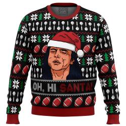 Oh, Hi Santa The Room Ugly Christmas Sweater Perfect And Unique Gifts For Adults Kids On Christmas