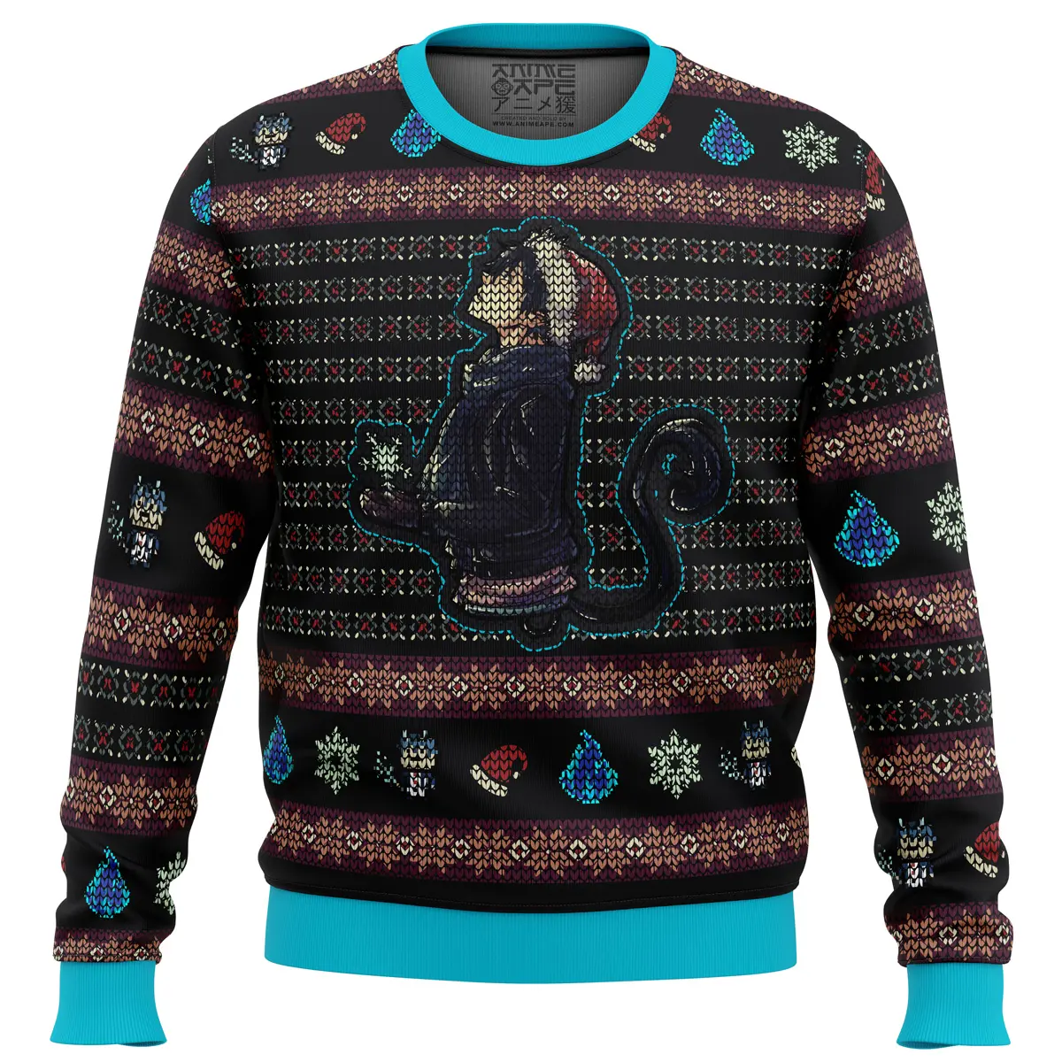 Okumura Rin Blue Exorcist Ugly Christmas Sweater Perfect And Unique Gifts For Adults Kids On Christmas