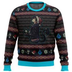 Okumura Rin Blue Exorcist Ugly Christmas Sweater Perfect And Unique Gifts For Adults Kids On Christmas