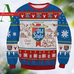 Old Style Beer Christmas Unisex Crewneck Sweater Gifts Perfect And Unique Gifts For Adults Kids On Christmas
