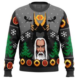 One Christmas to Rule Them All The Lord of the Rings Ugly Christmas Sweater Perfect And Unique Gifts For Adults Kids On Christmas