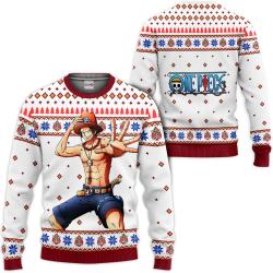 Ace Custom Anime Ugly Christmas Sweater VA1808 Perfect And Unique Gifts For Adults Kids On Christmas
