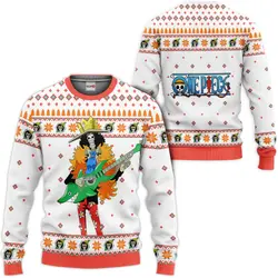 Brook Custom Anime Ugly Christmas Sweater VA1808 Perfect And Unique Gifts For Adults Kids On Christmas