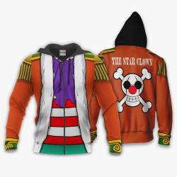 Anime Buggy Uniform Costume Hoodie Shirt Anime Zip Jacket Perfect And Unique Gifts For Otaku Anime Fans On Christmas