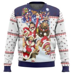 One Piece Crew Ugly Christmas Sweater Perfect And Unique Gifts For Adults Kids On Christmas