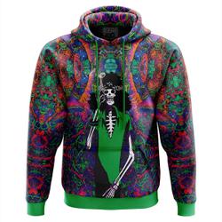 Anime One Piece Hippie Trip Brook Hoodie Perfect And Unique Gifts For Otaku Anime Fans On Christmas