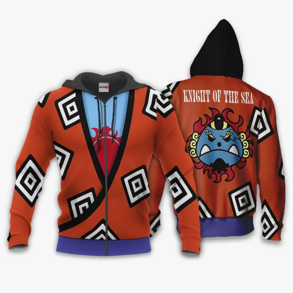Anime Jinbei Uniform Costume Hoodie Shirt Anime Zip Jacket Perfect And Unique Gifts For Otaku Anime Fans On Christmas