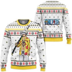 Law Custom Anime Ugly Christmas Sweater VA1808 Perfect And Unique Gifts For Adults Kids On Christmas