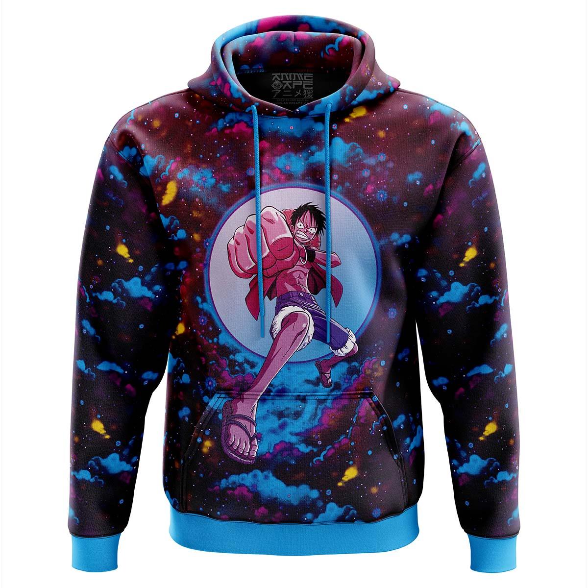 Anime One Piece Lunar Ring Luffy Hoodie Perfect And Unique Gifts For Otaku Anime Fans On Christmas