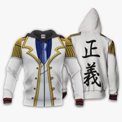 Anime Monkey D Garp Uniform Costume Hoodie Shirt Anime Zip Jacket Perfect And Unique Gifts For Otaku Anime Fans On Christmas