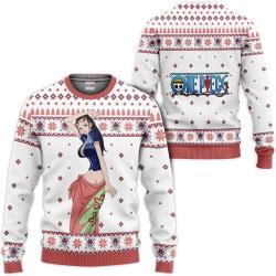 Nico Robin Custom Anime Ugly Christmas Sweater VA1808 Perfect And Unique Gifts For Adults Kids On Christmas