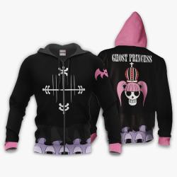 Anime Perona Uniform Costume Hoodie Shirt Anime Zip Jacket Perfect And Unique Gifts For Otaku Anime Fans On Christmas