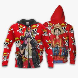 Anime Red Luffy Shirts Merch Custom Anime Perfect And Unique Gifts For Otaku Anime Fans On Christmas
