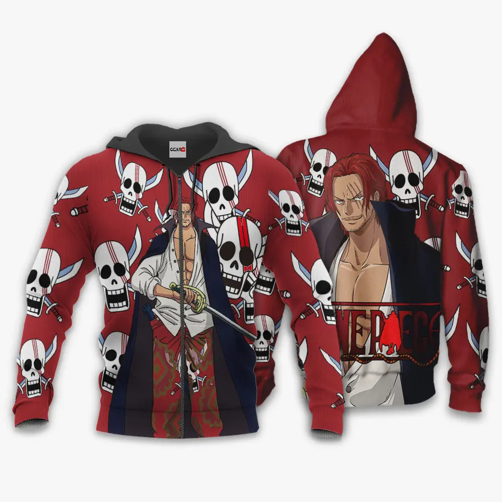 Anime Red Shanks Shirts Merch Custom Anime Perfect And Unique Gifts For Otaku Anime Fans On Christmas
