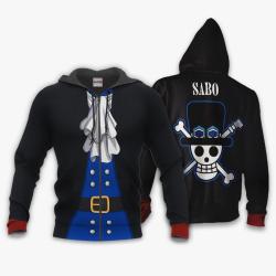 Anime Sabo Costume Hoodie Shirt Anime Zip Jacket Perfect And Unique Gifts For Otaku Anime Fans On Christmas