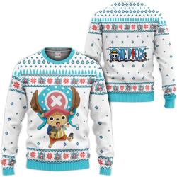 Tony Tony Chopper Custom Anime Ugly Christmas Sweater VA1808 Perfect And Unique Gifts For Adults Kids On Christmas
