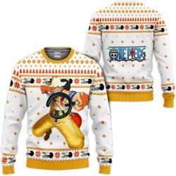 Usopp Custom Anime Ugly Christmas Sweater VA1808 Perfect And Unique Gifts For Adults Kids On Christmas