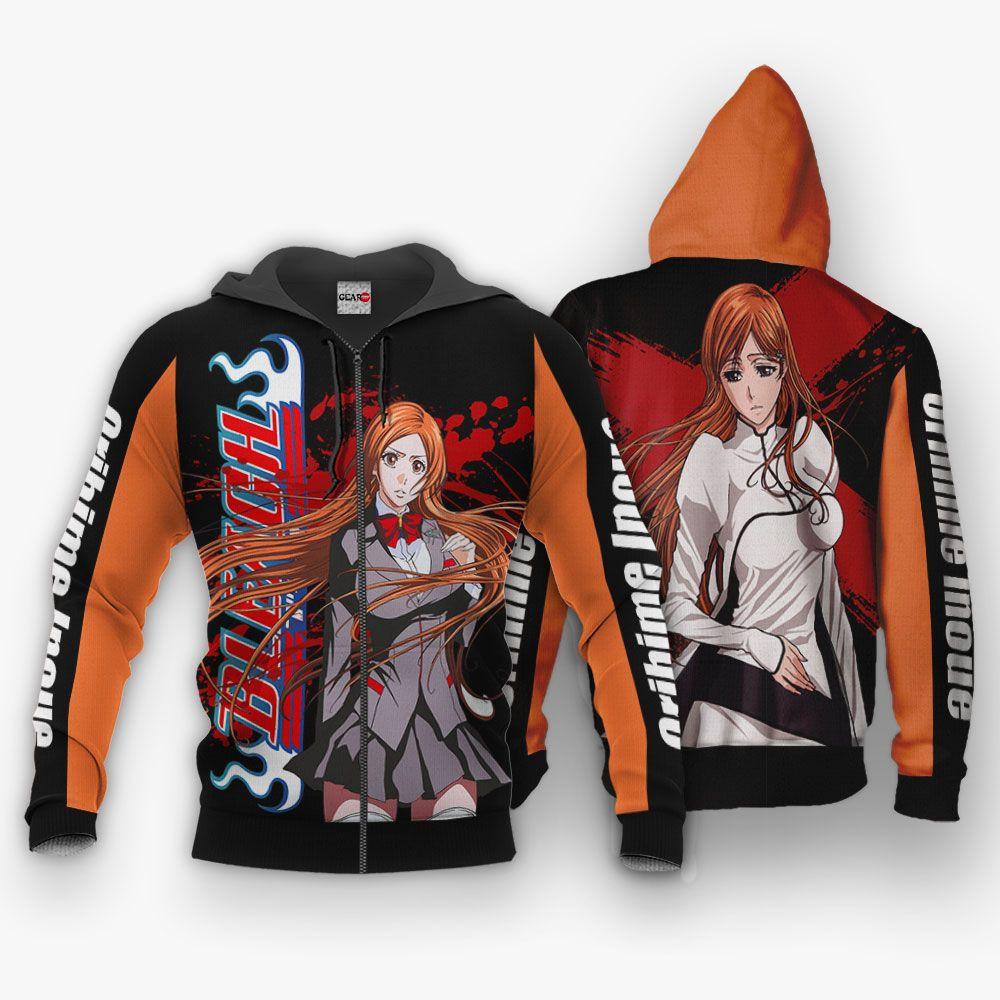 Anime Orihime Inoue Shirts Merch Custom BL Anime Jacket Perfect And Unique Gifts For Otaku Anime Fans On Christmas