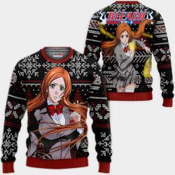Orihime Inoue Ugly Christmas Sweater Custom Anime BL Xmas Gifts Perfect And Unique Gifts For Adults Kids On Christmas