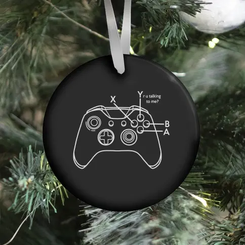 Movie Music ABXY R U Talking to Me? Ornament Perfect And Unique Gifts For Family On Christmas Holiday