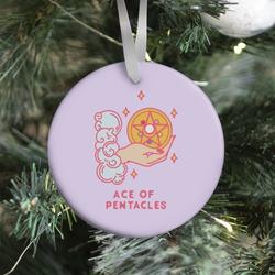 Ace of Pentacles Transformation Brooch Ornament Perfect And Unique Gifts For Family On Christmas