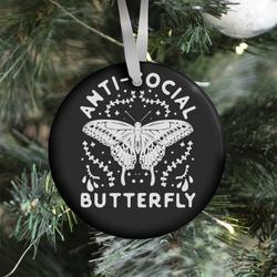 Movie Music ANTI-SOCIAL BUTTERFLY Ornament Perfect And Unique Gifts For Family On Christmas Holiday